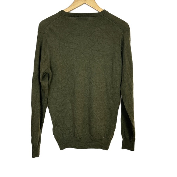 Rodd & Gunn Cashmere/Wool‎ Olive Green Crewneck Sweater Men’s Sz Large - Picture 2 of 5
